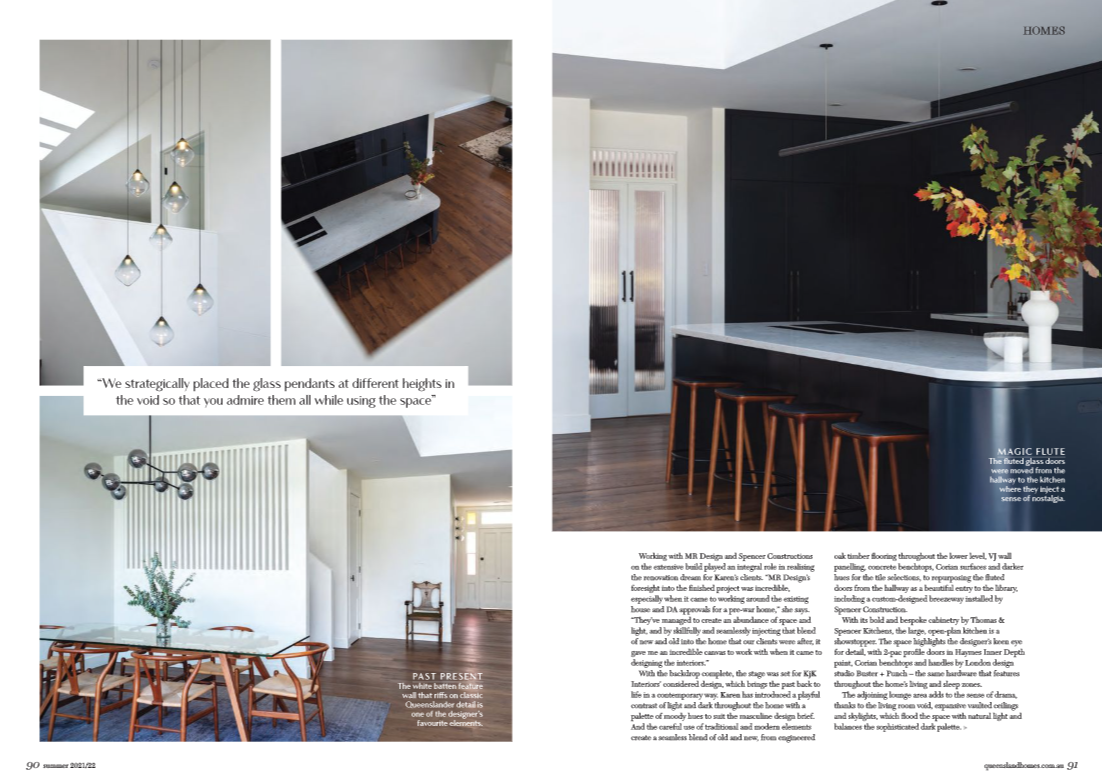 Queensland Homes Summer Issue 21/22 Article 2 - KjK Interiors